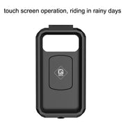 Kewig Bicycle Motorcycle Rearview Mirror Water-resistant Box Touch Screen Phone Holder(Small)