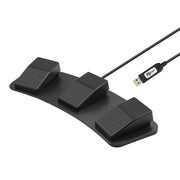 Pcsensor FS23 CF Foot Pedal Switch Keyboard Control Mouse Game Combo Pedal(Photoelectric Mute)