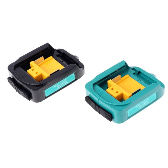 Battery USB Adapter Charging Converter for  MAKITA ADP05 18V 14.4V Lithium Battery(Black)