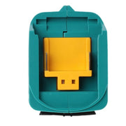 Battery USB Adapter Charging Converter for  MAKITA ADP05 18V 14.4V Lithium Battery(Blue)