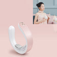Intelligent Shoulder and Neck Massage Instrument PGG Cervical Spine Physiotherapy Massage Heating Multi-function Neck Protection Instrument, Style:Without Patch(Pink) - free shipping - PMC TechLife - Order now!