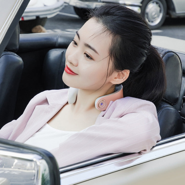 Intelligent Shoulder and Neck Massage Instrument PGG Cervical Spine Physiotherapy Massage Heating Multi-function Neck Protection Instrument, Style:Without Patch(Pink) - free shipping - PMC TechLife - Order now!
