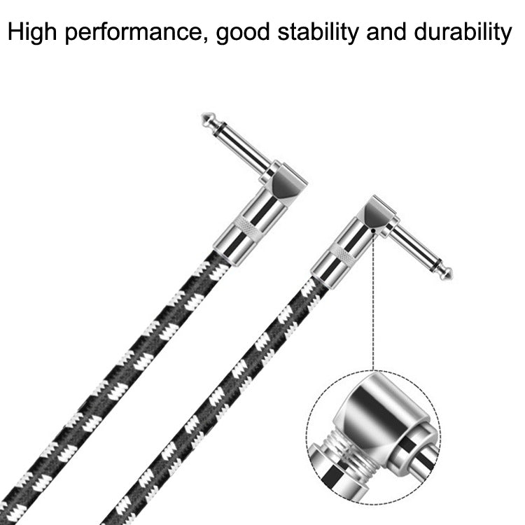 5m 2 Elbow Head 6.35mm Guitar Cable Oxygen-Free Copper Core TS Large Two-core Cable - Microphone Audio Cable & Connector by PMC TechLife | Online Shopping South Africa | PMC TechLife | Buy Now Pay Later Mobicred