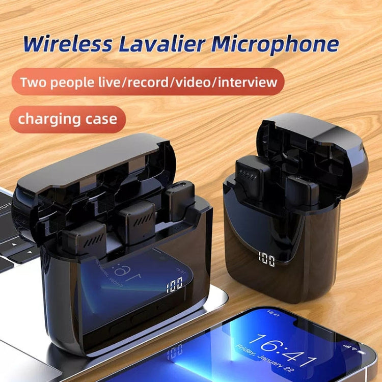 S13 Dual Microphone USB-C/Type-C Interface Wireless Lavalier Noise Canceling Microphone with Charging Case - Microphone by PMC TechLife | Online Shopping South Africa | PMC TechLife | Buy Now Pay Later Mobicred