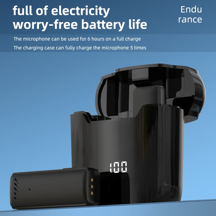 S13 Dual Microphone USB-C/Type-C Interface Wireless Lavalier Noise Canceling Microphone with Charging Case - Microphone by PMC TechLife | Online Shopping South Africa | PMC TechLife | Buy Now Pay Later Mobicred