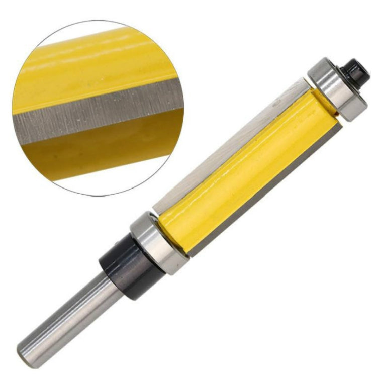 Double Bearing Trimming Knife Woodworking Milling Cutter, Style:1/4x1/2x25cm Yellow - Others by PMC TechLife | Online Shopping South Africa | PMC TechLife | Buy Now Pay Later Mobicred
