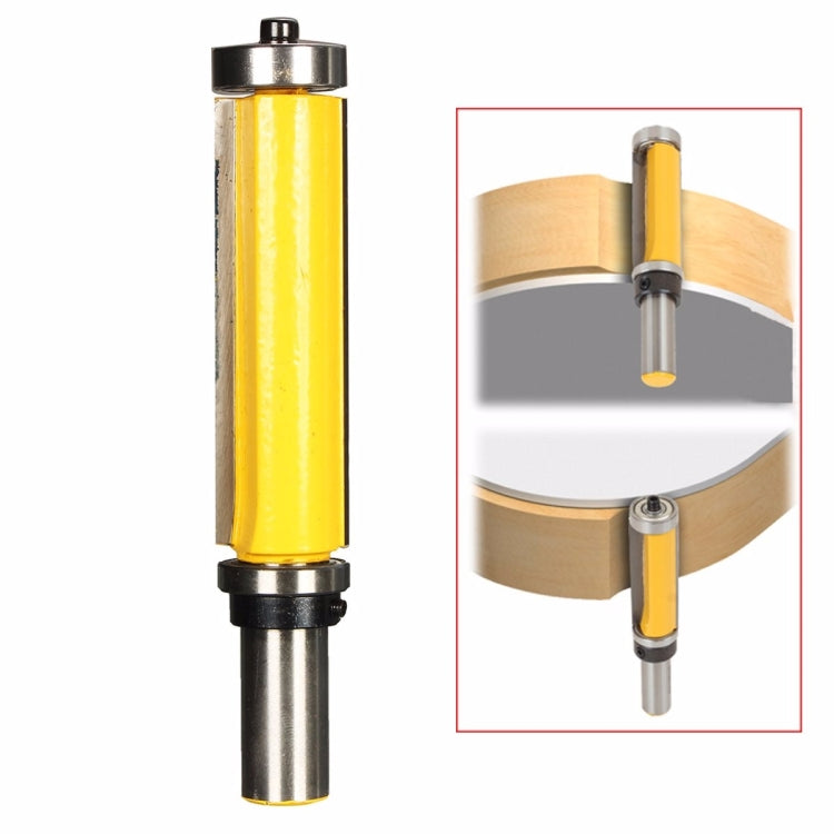 Double Bearing Trimming Knife Woodworking Milling Cutter, Style:1/4x1/2x25cm Yellow - Others by PMC TechLife | Online Shopping South Africa | PMC TechLife | Buy Now Pay Later Mobicred