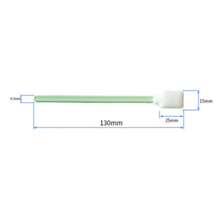 100 Sticks Inkjet Sponge Flat Head Cleaning Wipe Industrial Rod, Size:13cm(5 inch Small Wide Sponge Head) - Sponges, Cloths & Brushes by PMC Jewellery | Online Shopping South Africa | PMC Jewellery | Buy Now Pay Later Mobicred