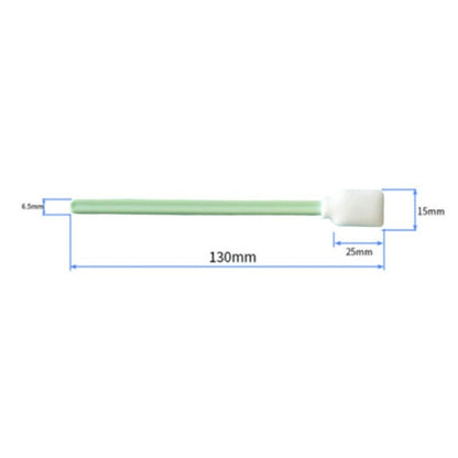 100 Sticks Inkjet Sponge Flat Head Cleaning Wipe Industrial Rod, Size:13cm(5 inch Small Wide Sponge Head) - Sponges, Cloths & Brushes by PMC Jewellery | Online Shopping South Africa | PMC Jewellery | Buy Now Pay Later Mobicred