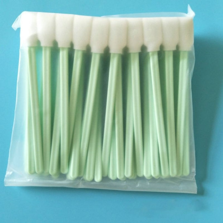 100 Sticks Inkjet Sponge Flat Head Cleaning Wipe Industrial Rod, Size:13cm(5 inch Small Wide Sponge Head) - Sponges, Cloths & Brushes by PMC Jewellery | Online Shopping South Africa | PMC Jewellery | Buy Now Pay Later Mobicred