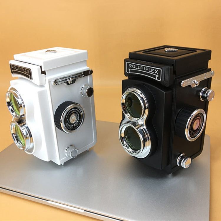 Double Reflex Camera Model Retro Camera Props Decorations Handheld Camera Model(White (Original))