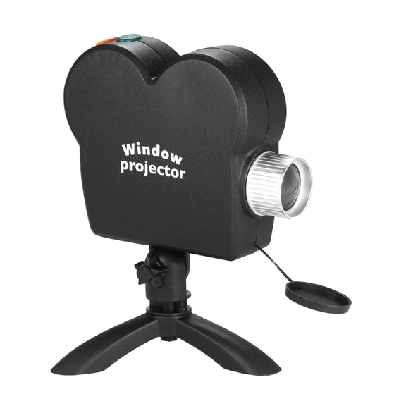 Christmas Halloween Laser Projector Mini Window Home Theater Projector, Plug Type:UK Plug