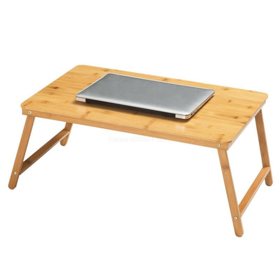 Nanzhu Folding Computer Table Bed Card Slot Laptop Table Simple Lazy Lift Computer Desk, Size:Medium 54cm(No drawers and no fans)
