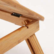 Nanzhu Folding Computer Table Bed Card Slot Laptop Table Simple Lazy Lift Computer Desk, Size:Medium 54cm(No drawers and no fans)