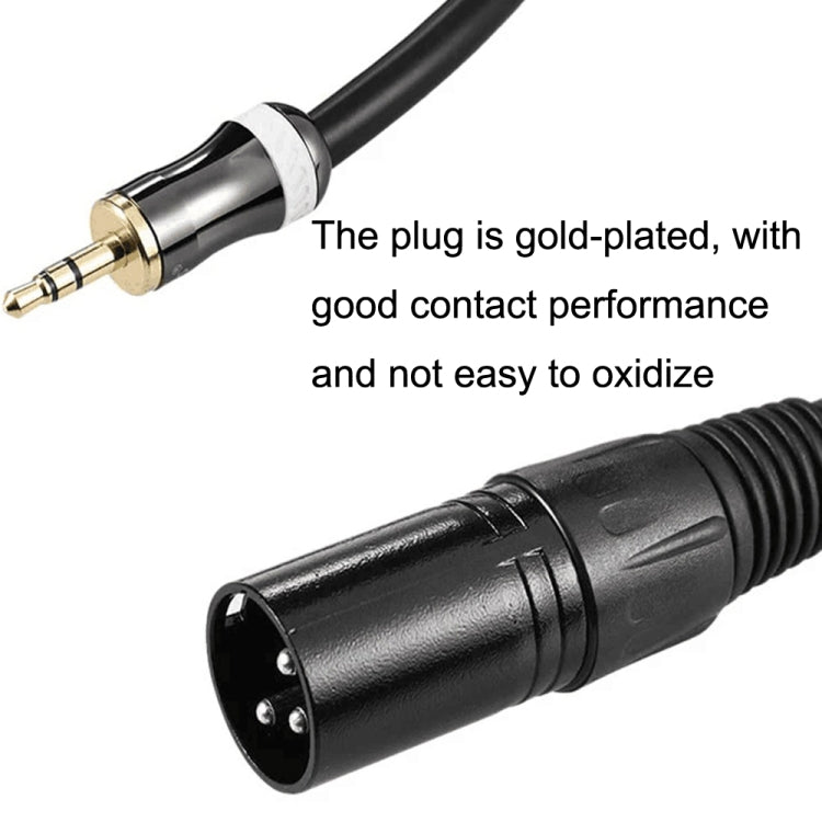 3.5mm To Caron Male Sound Card Microphone Audio Cable, Length:10m - free shipping - PMC Jewellery - Order now!
