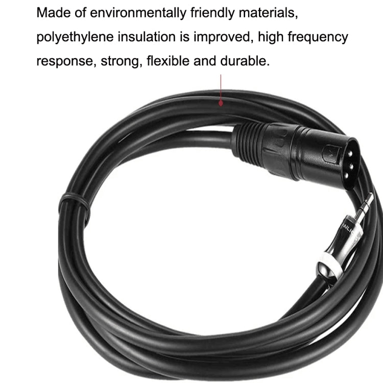 3.5mm To Caron Male Sound Card Microphone Audio Cable, Length:15m - Microphone Audio Cable & Connector by PMC TechLife | Online Shopping South Africa | PMC TechLife | Buy Now Pay Later Mobicred