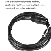 3.5mm To Caron Male Sound Card Microphone Audio Cable, Length:15m