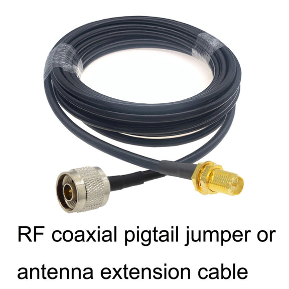 RP-SMA Female To N Male RG58 Coaxial Adapter Cable, Cable Length:10m