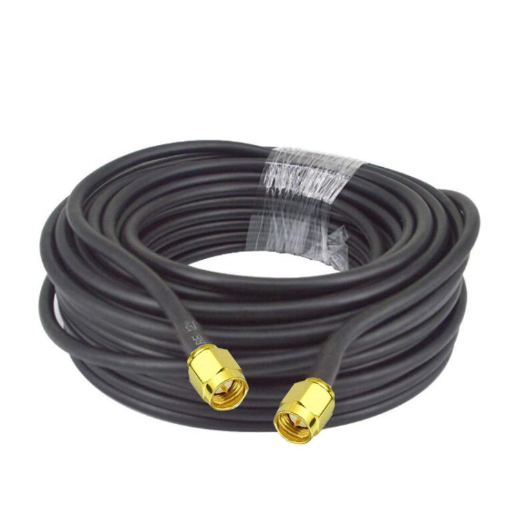 SMA Male To SMA Male RG58 Coaxial Adapter Cable, Cable Length:3m - Connectors by PMC TechLife | Online Shopping South Africa | PMC TechLife