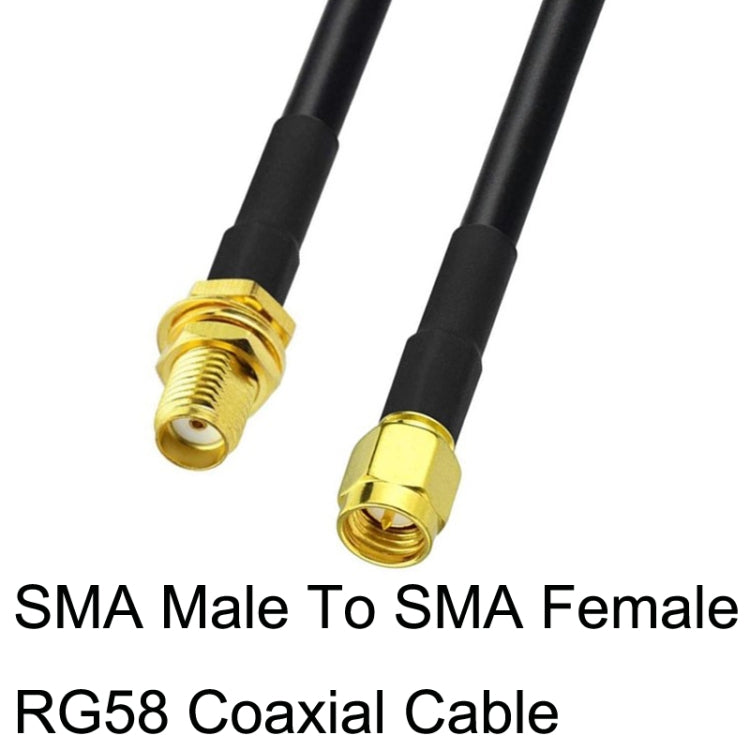 SMA Male To SMA Female RG58 Coaxial Adapter Cable, Cable Length:10m