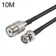 BNC Male To UHF Female RG58 Coaxial Adapter Cable, Cable Length:10m - Connectors by PMC TechLife | Online Shopping South Africa | PMC TechLife | Buy Now Pay Later Mobicred