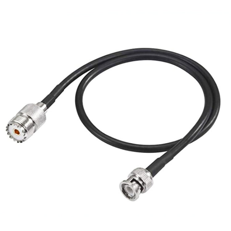 BNC Male To UHF Female RG58 Coaxial Adapter Cable, Cable Length:10m