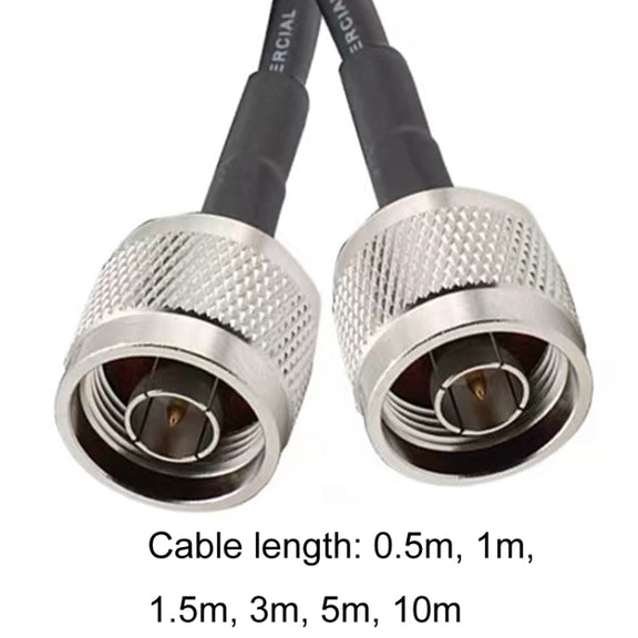 N Male To N Male RG58 Coaxial Adapter Cable, Cable Length:10m