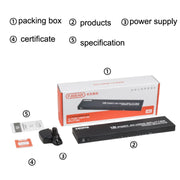 FJGEAR FJ-SM1012 1 In 12 Out 30HZ HDMI 4K HD Audio And Video Splitter, Plug Type:US Plug