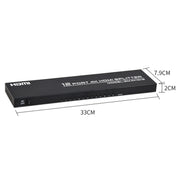 FJGEAR FJ-SM1012 1 In 12 Out 30HZ HDMI 4K HD Audio And Video Splitter, Plug Type:EU Plug