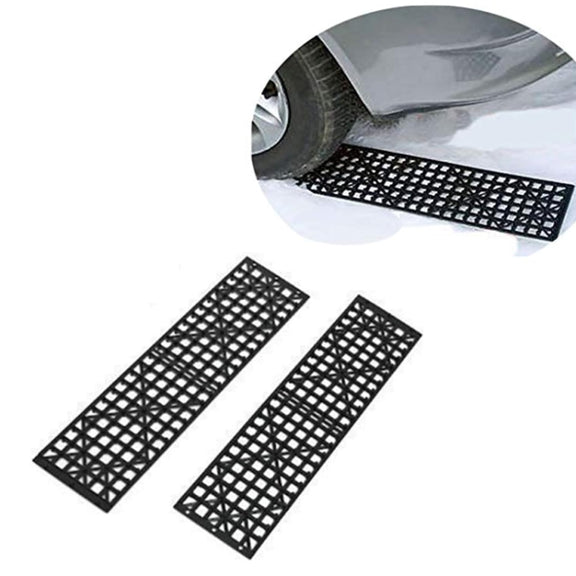 1 Pair Car Off-Road Plate Tires Skid Plates Self-Rescue Off-Road Equipment for Snow and Mud