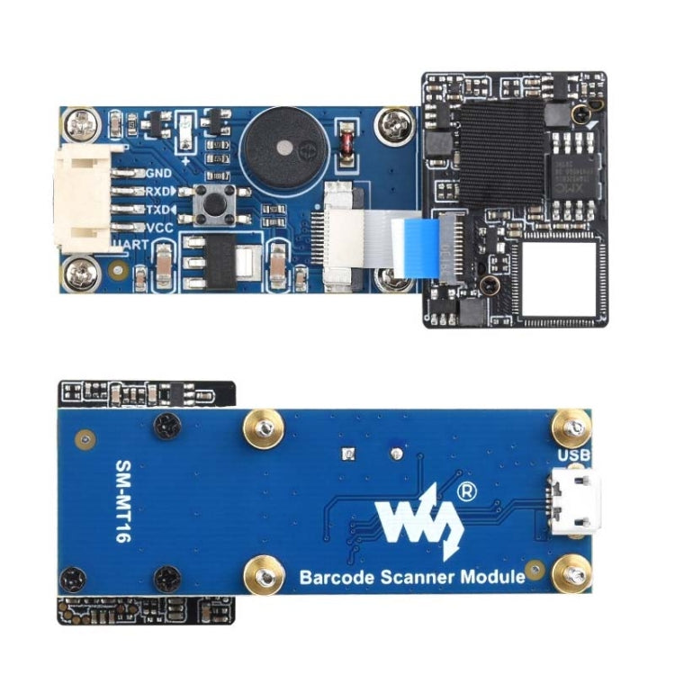 Waveshare 2D Codes Scanner Module Supports 4mil High-density Barcode Scanning,23962 - free shipping - PMC TechLife - Order now!