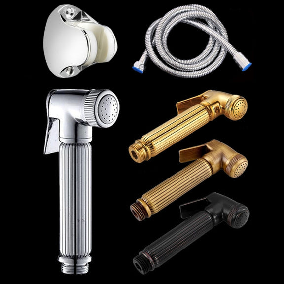 Multifunctional Wome Washers Pressure With Water Stop Woman Wash Nozzle Set, Colour:Antique