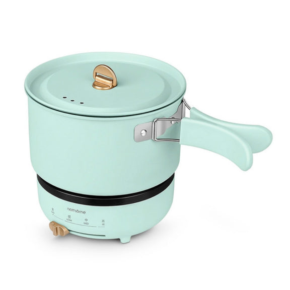 Nathome NDG01 Traveling Multi-purpose Split Folding Frying Pan Household Electric Cooker, Chinese Plug(Blue)
