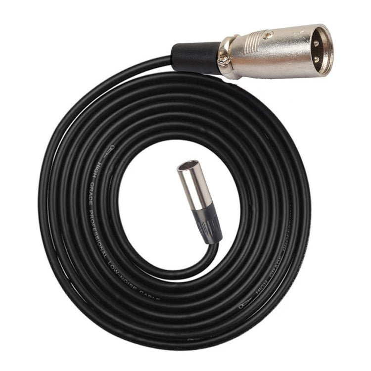 Xlrmini Caron Male To Mini Male Balancing Cable For 48V Sound Card Microphone Audio Cable, Length:10m