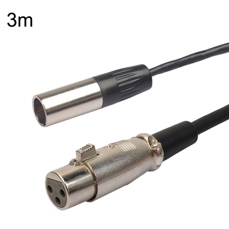Xlrmini Caron Female To Mini Male Balancing Cable For 48V Sound Card Microphone Audio Cable, Length:3m - free shipping - PMC TechLife - Order now!