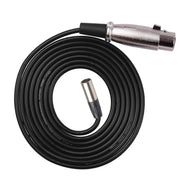 Xlrmini Caron Female To Mini Male Balancing Cable For 48V Sound Card Microphone Audio Cable, Length:10m
