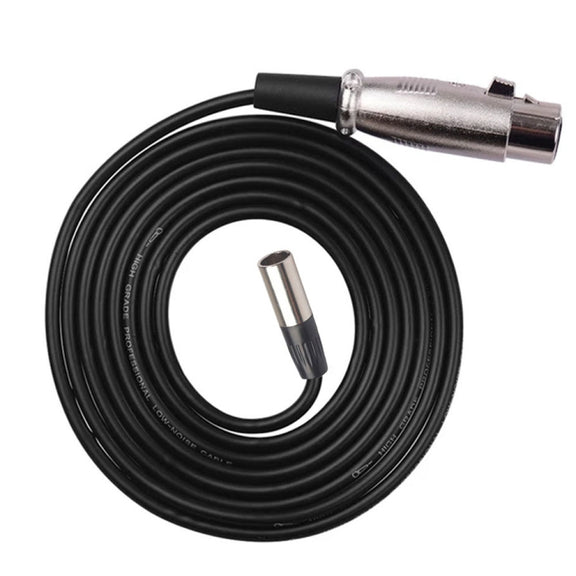 Xlrmini Caron Female To Mini Male Balancing Cable For 48V Sound Card Microphone Audio Cable, Length:10m