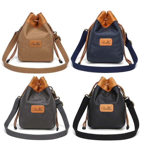 S.C.COTTON Camera Lens Protection Bag Liner Bag Water-resistant Camera Storage Bag, Size: M(Khaki)