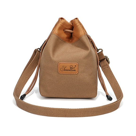 S.C.COTTON Camera Lens Protection Bag Liner Bag Water-resistant Camera Storage Bag, Size: S(Khaki)