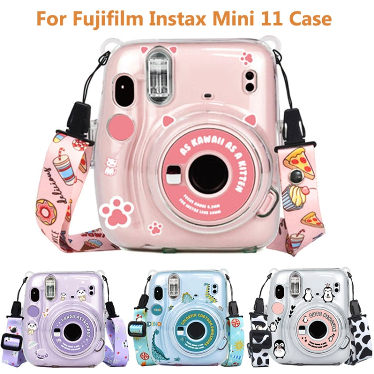 For Fujifilm Instax Mini 11  5sets Storage Case + Shoulder Strap + Sticker 3 In 1 Set(Set 3) - Protective Case by PMC TechLife | Online Shopping South Africa | PMC TechLife | Buy Now Pay Later Mobicred