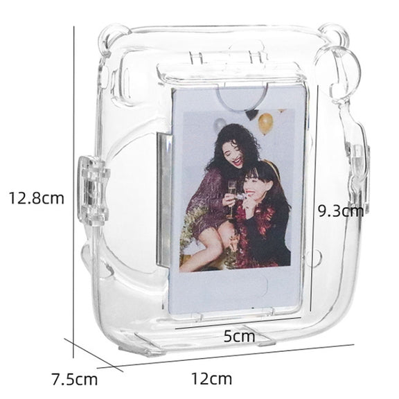 For Fujifilm Instax Mini 11  5sets Storage Case + Shoulder Strap + Sticker 3 In 1 Set(Set 2)