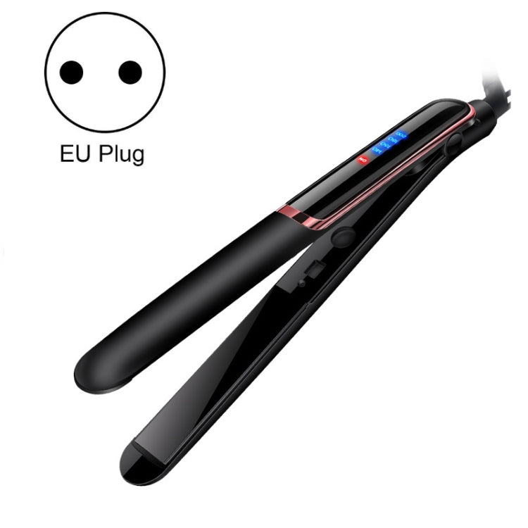 35W 2 In 1 Curling and Straightening Dual-use Electric Splin,Specification: EU Plug(Black) - free shipping - PMC TechLife - Order now!