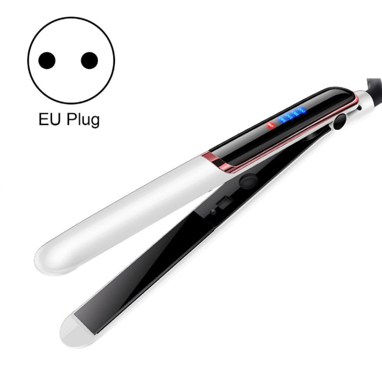 35W 2 In 1 Curling and Straightening Dual-use Electric Splin,Specification: EU Plug(White) - free shipping - PMC TechLife - Order now!