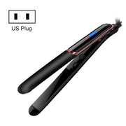 35W 2 In 1 Curling and Straightening Dual-use Electric Splin,Specification: US Plug(Black)