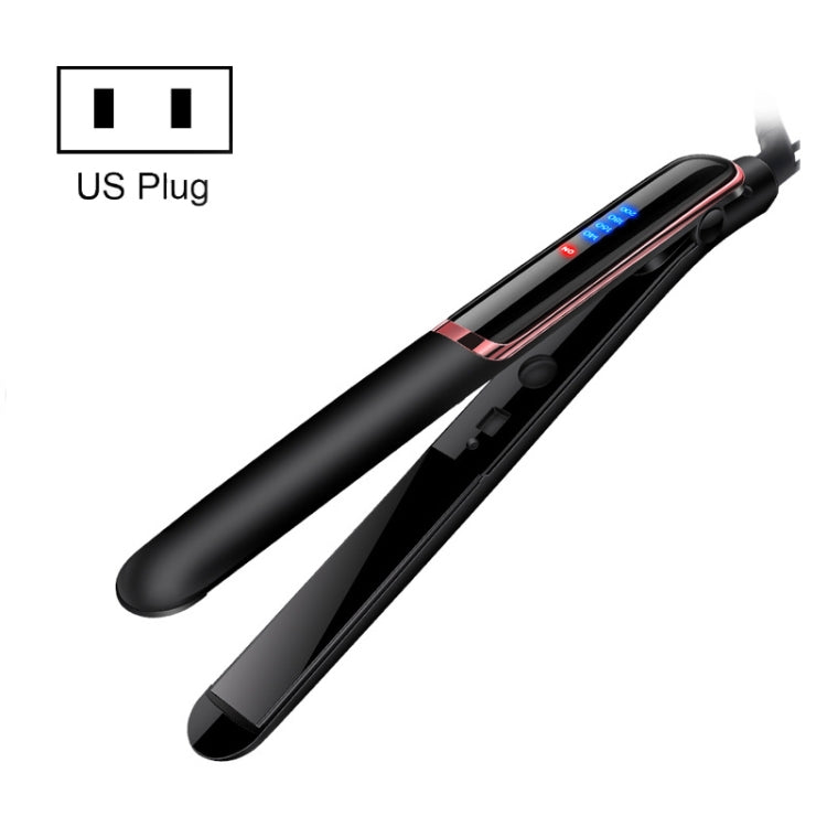 35W 2 In 1 Curling and Straightening Dual-use Electric Splin,Specification: US Plug(Black) - free shipping - PMC TechLife - Order now!
