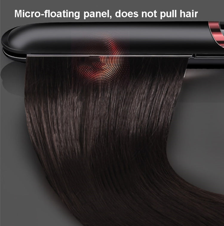 35W 2 In 1 Curling and Straightening Dual-use Electric Splin,Specification: US Plug(White)