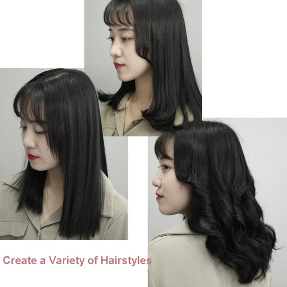 35W 2 In 1 Curling and Straightening Dual-use Electric Splin,Specification: US Plug(White)