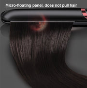 35W 2 In 1 Curling and Straightening Dual-use Electric Splin,Specification: UK Plug(Black)