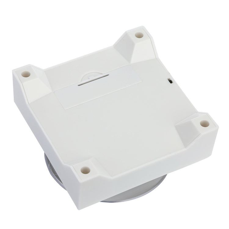 Solar 360 Degree Rotating Turntable Colorful Lights Glasses Display Stand(White) - free shipping - PMC TechLife - Order now!