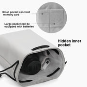 Baona Camera Bag Lens Drawstring Pouch, Size: Small(Black)